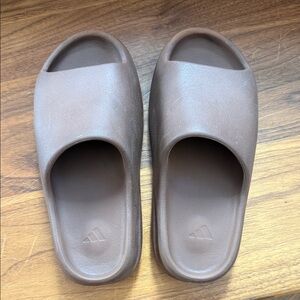 adidas Brown Yeezy Slide Sandals